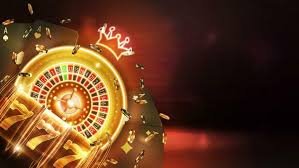 Tampilan roda roulette fisik dalam studio dealer langsung dengan pencahayaan profesional